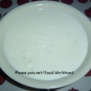 Instant shrikhand recipe