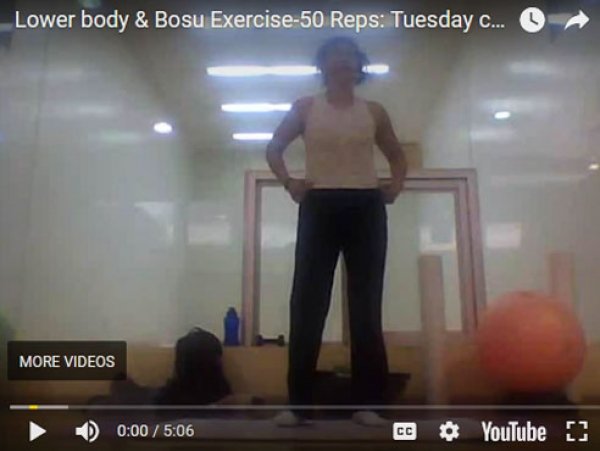 Lower Body-Legs and Abs Exercise